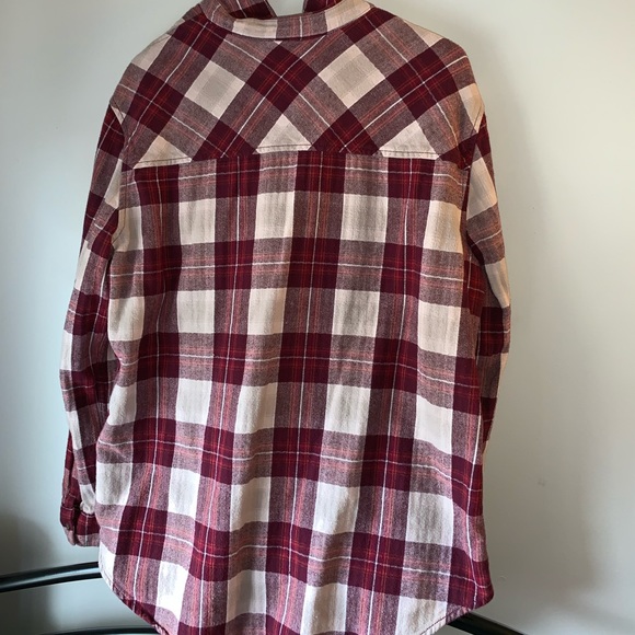 Boyfriend fit button down flannel - Picture 2 of 2